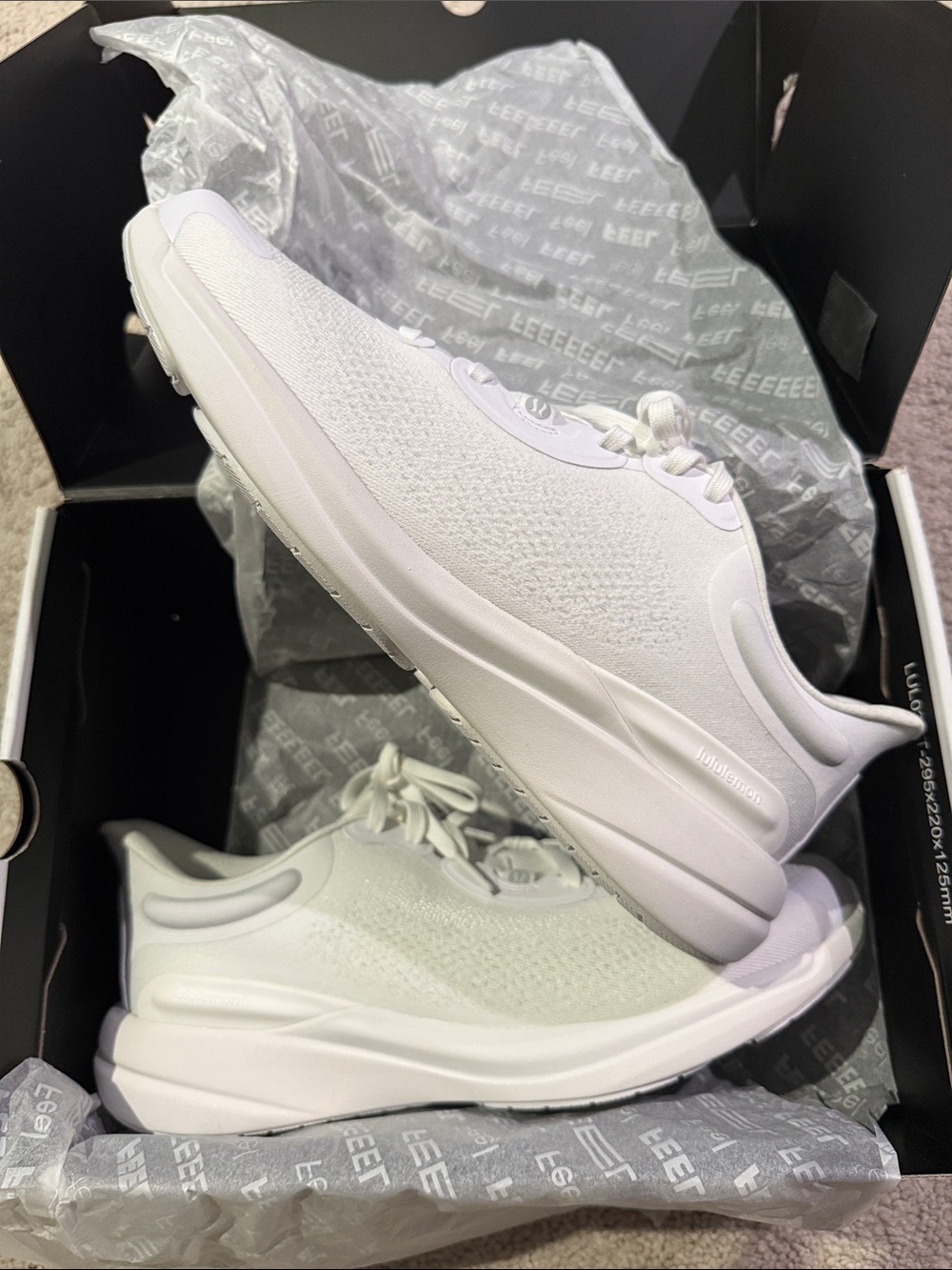 lululemon athletica Women’s All-White Performance Knit Sneakers